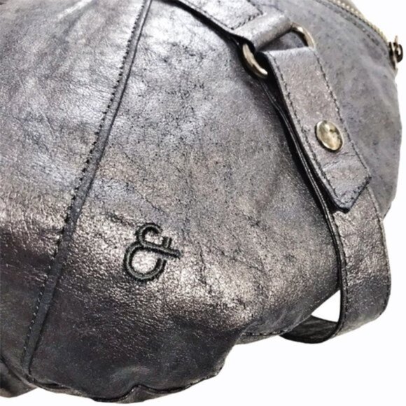 Matt  Nat Gray Japanese Paper Vegan Textured bag - Picture 4 of 10